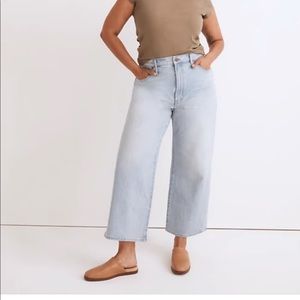 Madewell Perfect Vintage Wide Leg Crop Jean PETITE